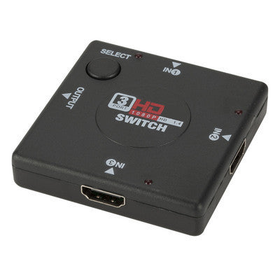 Hdmi Switcher Three-input And One-output HD Converter Adapters & Converters accessories adapter converter electronics multi inputs multi outputs Portable USB