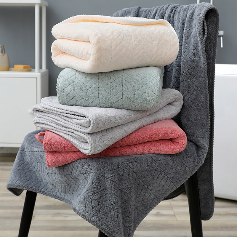 Coral Fleece Bath Towel Thickening Towel Absorbent Towels bath towel beach towel home