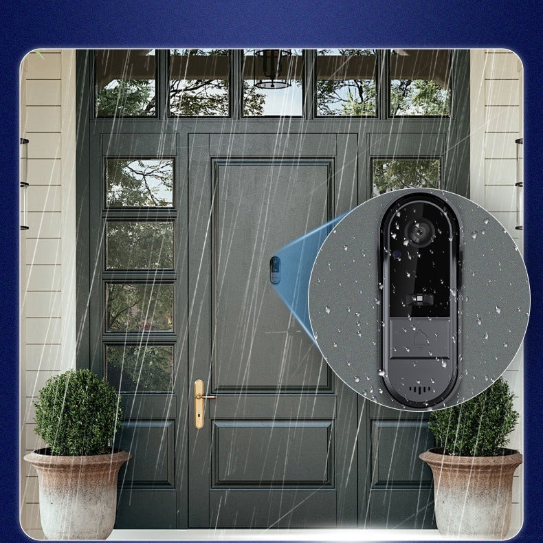 Smart Home Wireless Video Doorbell Smart Ding Dong, Two way Talk, with indoor screen panel, water proof IP65, with night vision and long battery life, wide angle, Door Bells child safety door bell home New arrival safety wide angle wifi with screen {{ product_collections }} {{ product_description }}