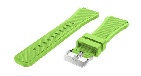 Suitable For Samsung Gear S3 Classic Official Same Silicone Breathable Strap Green Watch Strap electronics smart watch smart watch band smart watch strap