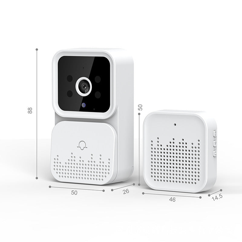 Video Doorbell Wireless Wifi Intercom System Home Monitor Remote Camera White USB Doorbells Doorbell doorbell with camera doorbell with mobile connected camera doorbell with wifi connected camera home home security Intercom security Security Camera