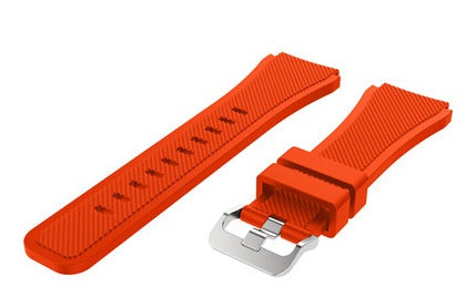 Suitable For Samsung Gear S3 Classic Official Same Silicone Breathable Strap Official orange Watch Strap electronics smart watch smart watch band smart watch strap