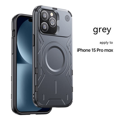 New Magnetic Suction All Edge Covered Metal Phone Case | Drop-resistant Heat Dissipation Iphone15proma Starry Sky Gray iPhone cases cases covers falll protection finger print iPhone jango magsafe new arrival {{ product_collections }} {{ product_description }}