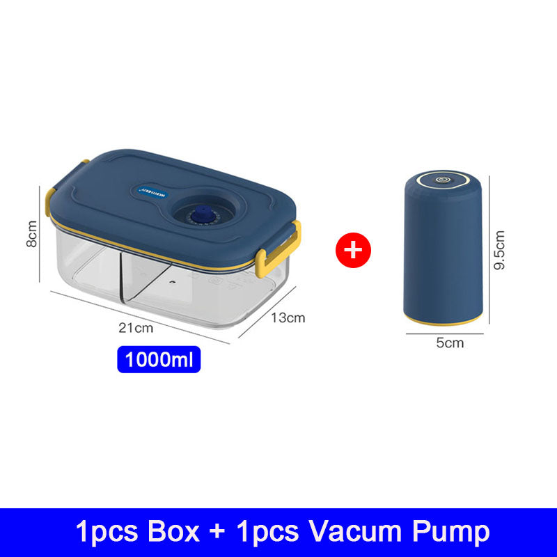 Electric, Transparent Vacuum Box C1 Set USB Storages & Racks electric food storage box food freshness food grade storage box home and kitchen Kitchen kitchen appliances Kitchen Food storage box Kitchen Gadgets kitchen items long shelf life food transparent food storage vacuum food storage box