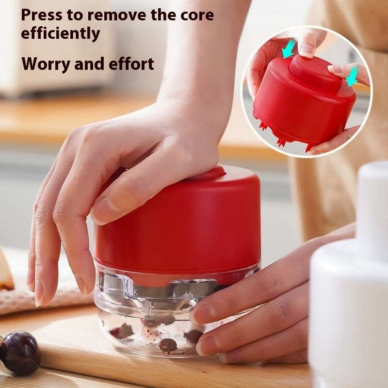 7-hole Press Cherry Pitter Fruit Seed Remover Tool Choppers & Slicers kitchen seed remover small appliances