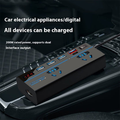 Car Inverter Charger with multi ports Adapters & Converters adapter C type car charger digital electronics USB