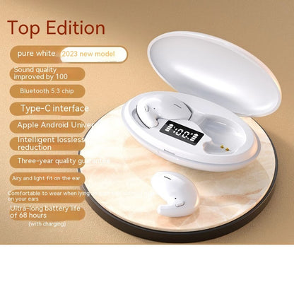 Bluetooth Headset For Bone Conduction, True Wireless In-ear style Top Version Pearl White Headphones & Earbuds ANC audio bluetooth electronics in ear