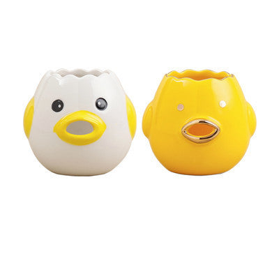 Innovative Ceramic Egg White & Yolk Separator - Creative Kitchen Filter Tool Golden yellow no golden yellow Egg seaprator cute egg seaprator egg separator kitchen kitchen accessories kitchen gadgets kitchen must haves kitchen tools kitchen utensils {{ product_collections }} {{ product_description }}