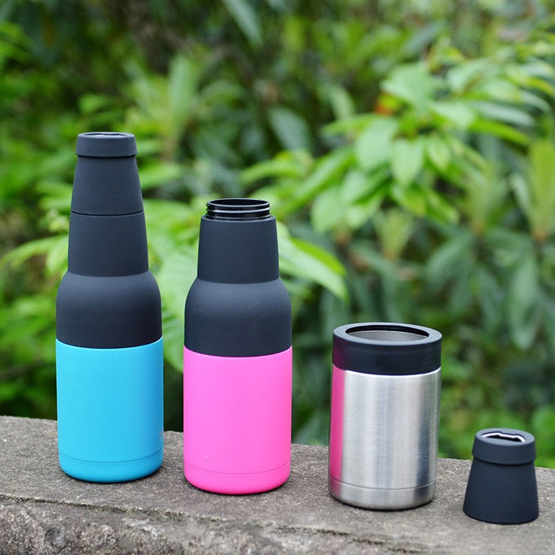 Large capacity Double layer Drinks/Beer Mug Tumblers, Bottles & Glass beer and drink bottle holder bottle holder home and kitchen insulated water bottle Kitchen Kitchen Gadgets kitchen items stylish water bottle water bottle holder