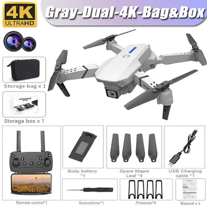 New E88Pro RC Drone 4K Professinal With 1080P Drones 4k video and camera drone for vlogging 4k video drone drone for video making drone with video camera electronics New E88Pro RC Drone 4K Professinal With 1080P RC controlled drone camera RC drone with 360 video camera video video devices video making