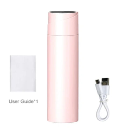 UV Sterilization Water Bottle Pink 480ml Water Bottles Bottle dinning dinning table home insulated water bottle latest water bottle matchless matchless online new design water bottle Sterilization stylish water bottle temperature water bottle uv water bottle Water water bottle Water Bottles