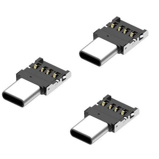 USB To TYPE-C Connector AD011 TYPE C 3PCS Adapters & Converters adapter C type converter electronics electronics accessories USB