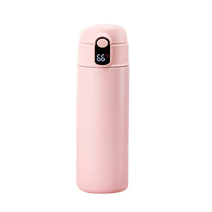 316 Stainless Steel Insulation Cup Large Capacity Children's Water Bottle With Straw Pink 520ml Tumblers, Bottles & Glass dinning table home insulated water bottle kitchen portable push button stainless steel water bottle