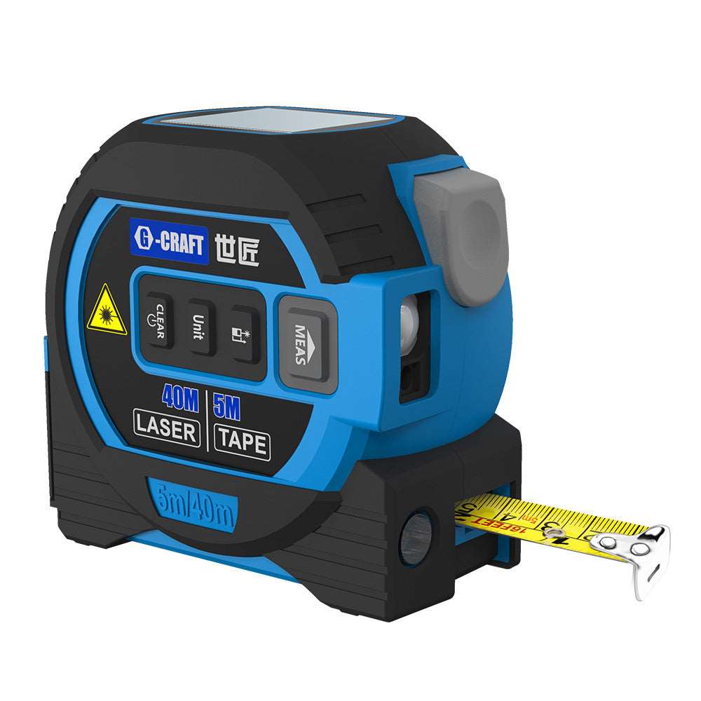 3 In 1 Laser Tape Measure Rangefinder 5m Tape Ruler Infrared High-precision Intelligent Electronic Ruler Building Distance Meter Home Tools home laser tool measuring tools tools