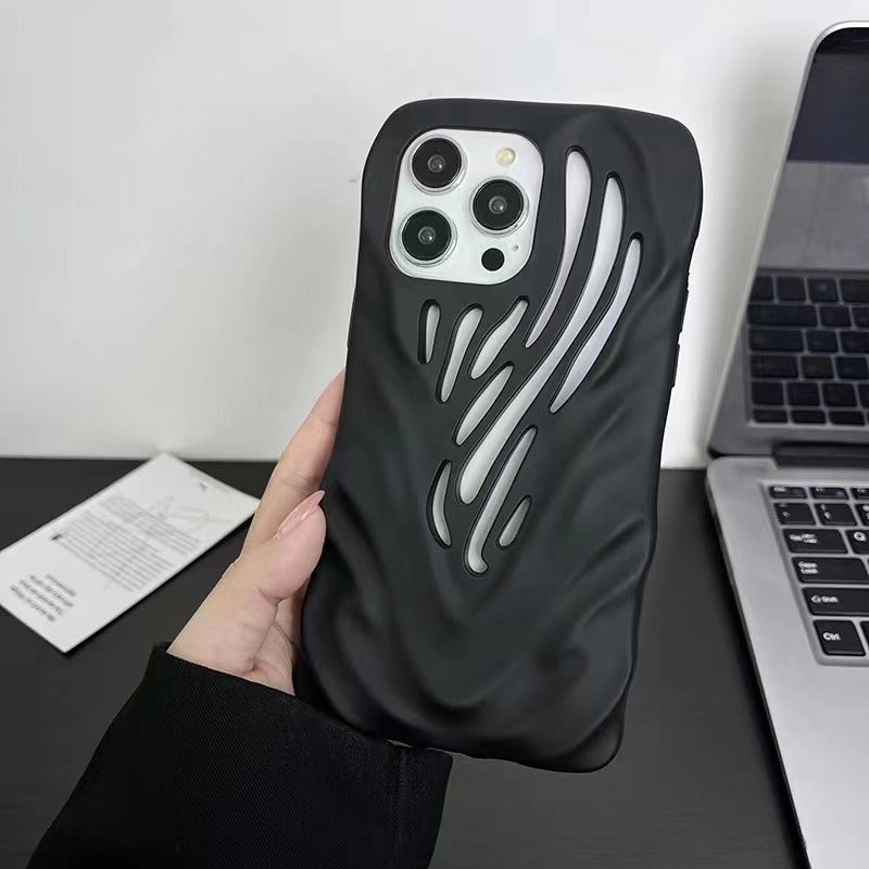 Silicone Heat Dissipation Phone Case for iPhone | Anti-Drop Protection | All-Inclusive Black iPhone cases iPhone iPhone case neew arrival plastic raw silicon soft {{ product_collections }} {{ product_description }}