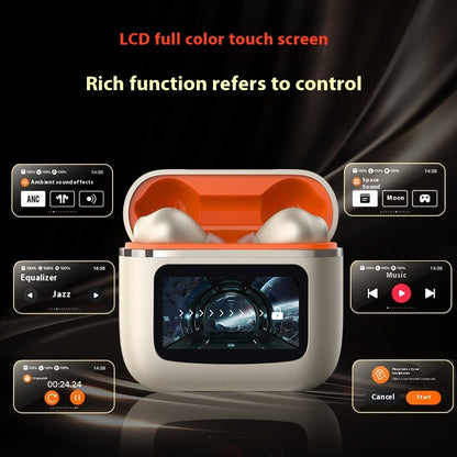 Touch Screen Wireless Noise Reduction In-ear Sports Game Bluetooth Headset Headphones & Earbuds audio bluetooth earphone electronics touchscreen wireless