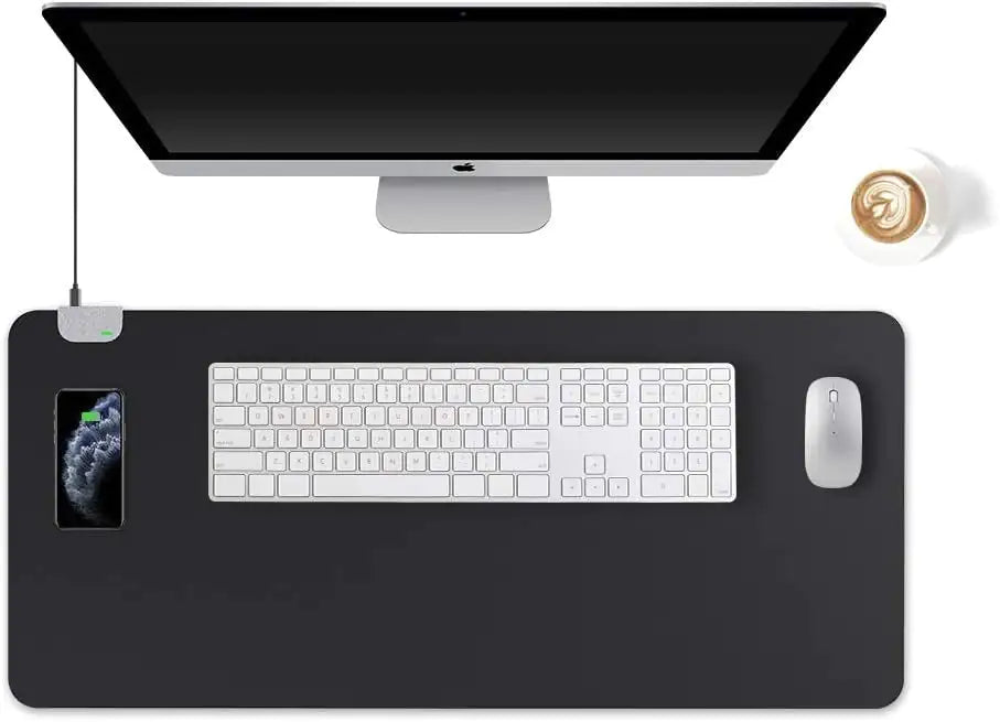 Wireless Charging Desk Mat Computer Table & Accessories computer table electronics electronics accessories wireless charging desk mat