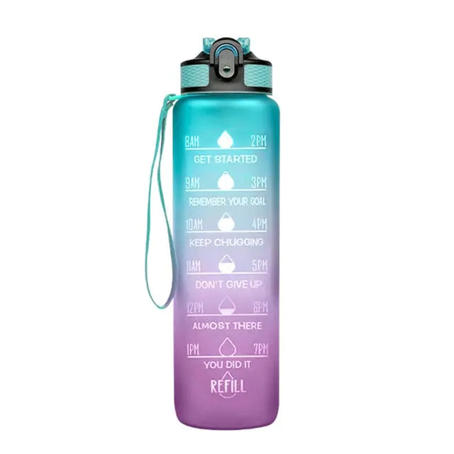 Water Bottle With Time Marker B 1000ml Water Bottles dinning dinning table gym home hydration latest water bottle new design water bottle stylish water bottle transparent water bottle water bottle Water Bottles