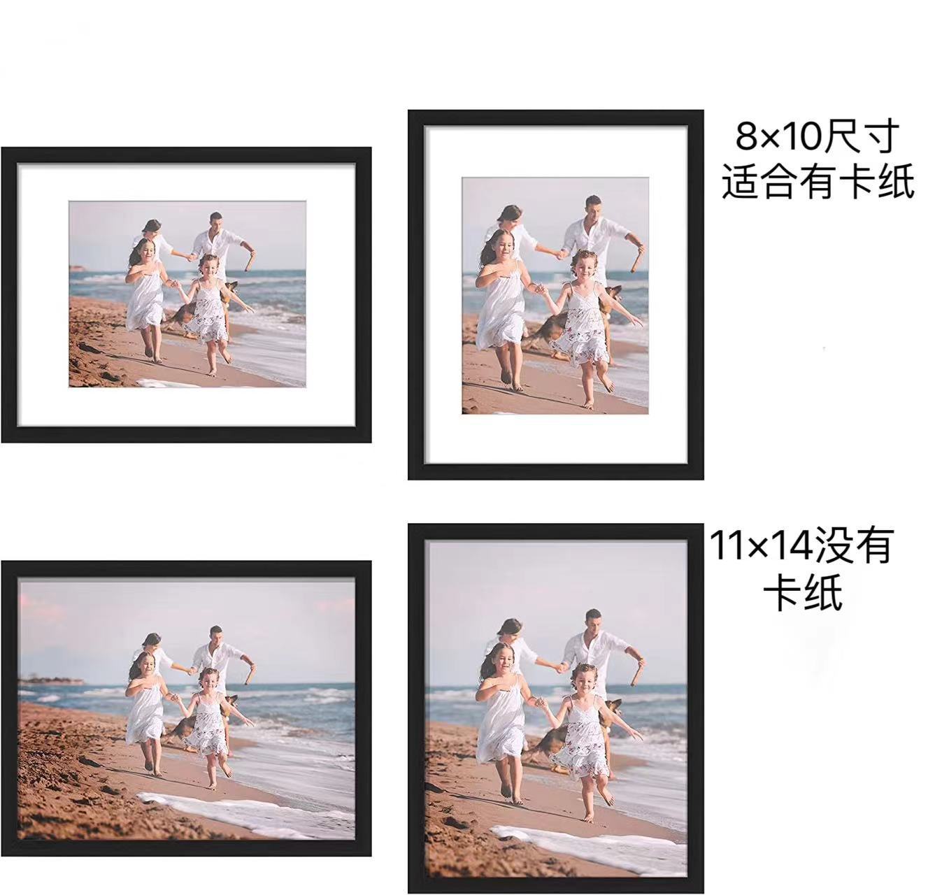 Simple Photo Frame Acrylic 10-piece Set 11148 Combination Black Photo Frame Photo frames decor home photo frame