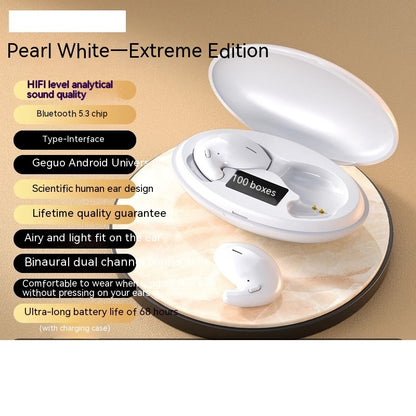 Bluetooth Headset For Bone Conduction, True Wireless In-ear style Extreme Pearl White Headphones & Earbuds ANC audio bluetooth electronics in ear