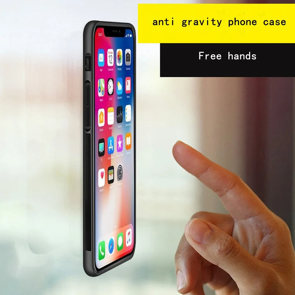 Anti Gravity Absorbed Cover Cases for iPhone and Samsung Phones Mobile Phone Cover & Protectors Adsorbed Cover Cases Anti Gravity covers electronics iPhone iPhone and Samsung phones mobile protector mobile phone accessories Samsung