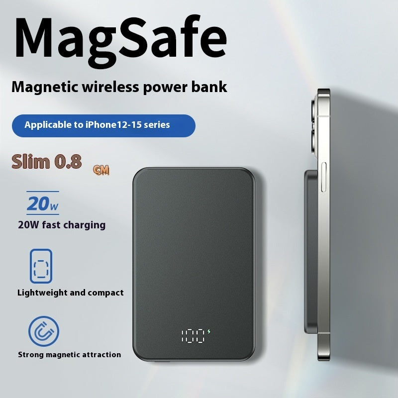 Digital Display Aluminum Alloy Lightweight Magsafe Magnetic Wireless Power Bank Power banks fast charger fast charging iphone magnetic magsafe New arrival power bank {{ product_collections }} {{ product_description }}