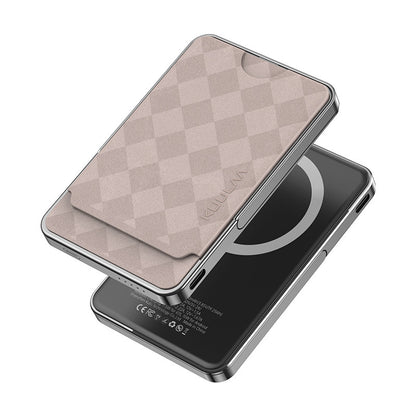 Magnetic Power Bank Card Holder | Portable Charging Solution | Best for iPhone & MagSafe Pink 5000 MA Wireless Power Banks Apple fast charger iPhone magnetic magsafe power bank strong magnet {{ product_collections }} {{ product_description }}