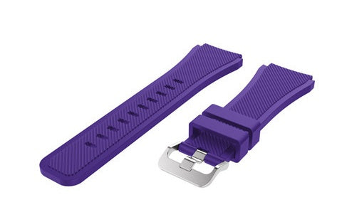 Suitable For Samsung Gear S3 Classic Official Same Silicone Breathable Strap Purple Watch Strap electronics smart watch smart watch band smart watch strap