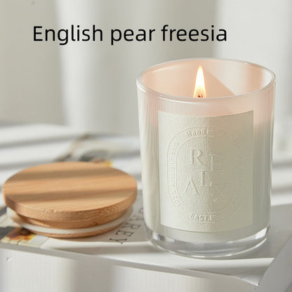 Aromatherapy Candle Essential Oil Osmanthus English pear freesia Candles candles decor fragrance candle home