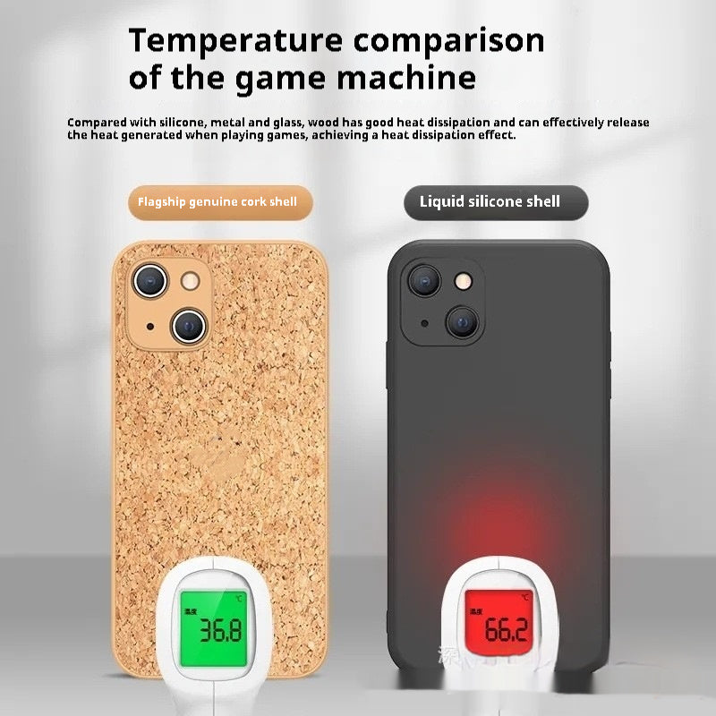 Sophisticated Heat Dissipation iPhone Case | All-Inclusive Drop-Resistant Design iPhone cases breathable cooling environment friendly heat dissipation iPhone iPhone case new arrival new design premium wood Silicon {{ product_collections }} {{ product_description }}