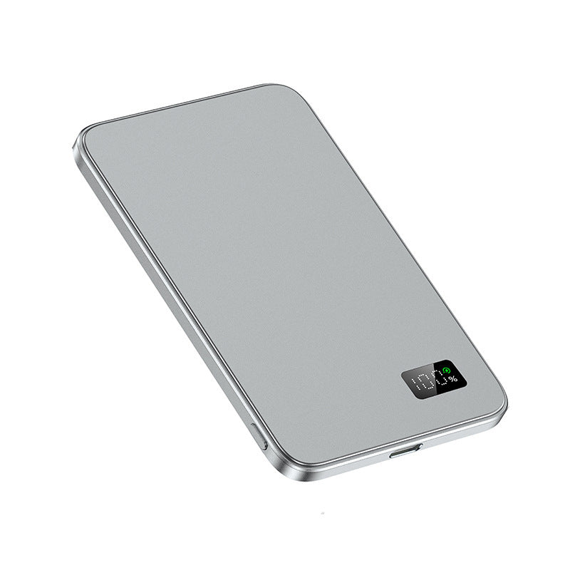 Simple Thin Wireless Magnetic Power Bank | Sleek Alloy Design | Creative & Portable Charger Wireless Power Banks alloy fast charger magnetic magsafe modern New arrival power bank sleek sleek wireless charger slim and sleek unique wireless {{ product_collections }} {{ product_description }}