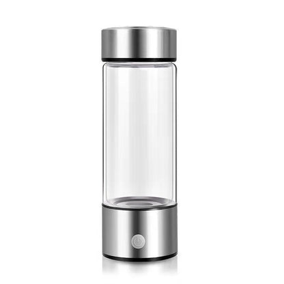 Hydrogen Water Bottles Electric Hydrogen Rich Water Generator Bottle New Technology Rechargeable Portable Antioxidant Silver 401 500ml Water Bottles bottles hydrogen water kitchen matchlessonline tumblr water bottle