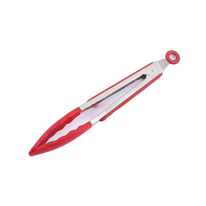 Silicone Food Clip 9 Inch 12 Inch Barbecue Clip Stainless Steel Bread Clip Red 9inch Cooking essentials kitchen kitchen accessories kitchen gadgets kitchen must haves kitchen utensils thongs {{ product_collections }} {{ product_description }}