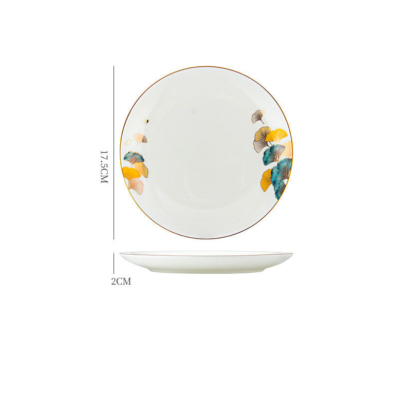 Dinner Plates Ceramic Steak Plate Web Porcelain 7in moonlight 1PCS Dinner Sets bowls ceramic plates dinner set dinning table home plates