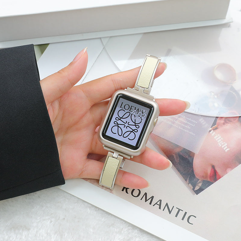 Watch Strap Female Bracelet Starlight color edgewhite lea Watch Strap apple watch strap electronics smart watch smart watch strap