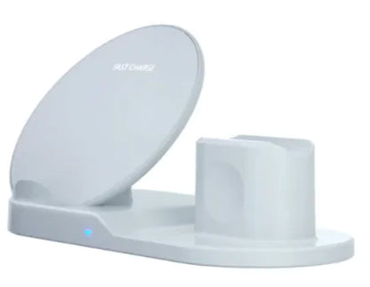 Wireless Charger Stand | Universal Compatibility | Safe & Smart Charging Wireless Chargers 3 in 1 air pods airpods apple apple watch charger charging pads charging station fast charger iphone magnetic magsafe mmagnetic New arrival watch wireless charger {{ product_collections }} {{ product_description }}