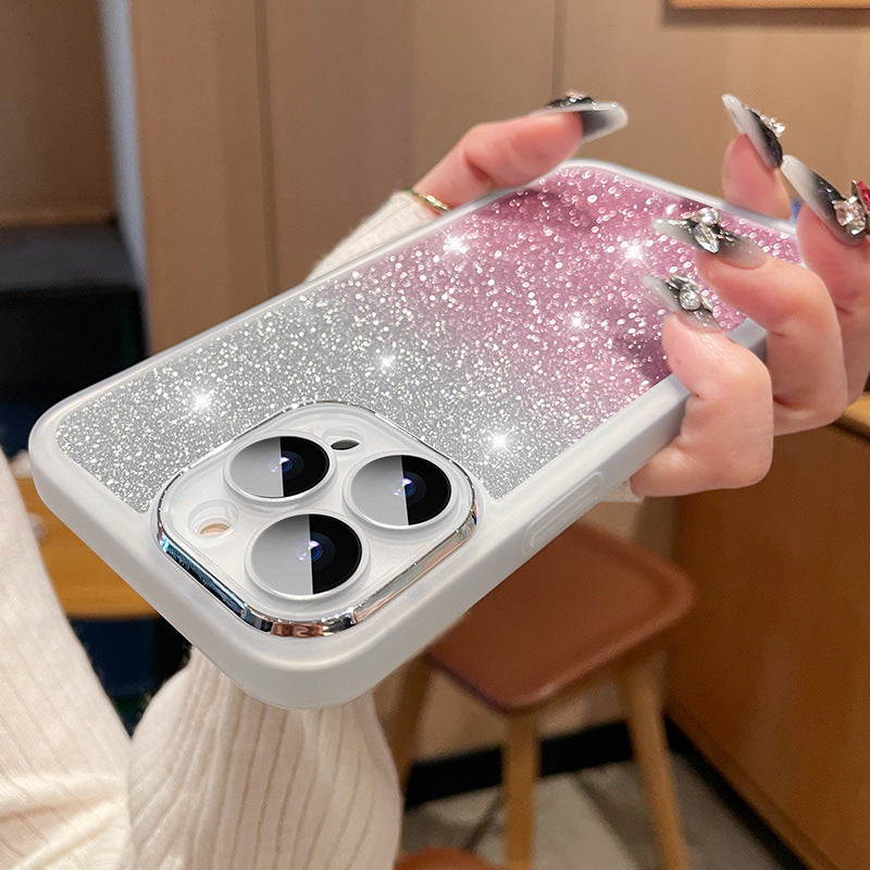 Gradient Glitter Silicone Soft Case | Fashion & Luxury iPhone Protection Star Silver iPhone cases anti fall protection best quality electroplated glitter iPhone iPhone case new arrival premium premium design premium quality shock proof {{ product_collections }} {{ product_description }}