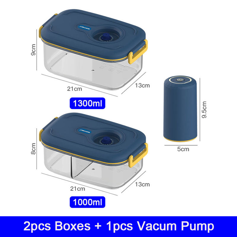 Electric, Transparent Vacuum Box C3 Set USB Storages & Racks electric food storage box food freshness food grade storage box home and kitchen Kitchen kitchen appliances Kitchen Food storage box Kitchen Gadgets kitchen items long shelf life food transparent food storage vacuum food storage box