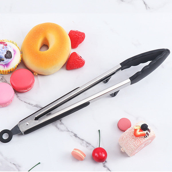 Silicone Food Clip 9 Inch 12 Inch Barbecue Clip Stainless Steel Bread Clip Cooking essentials kitchen kitchen accessories kitchen gadgets kitchen must haves kitchen utensils thongs {{ product_collections }} {{ product_description }}