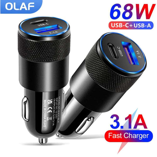 Metal Alloy Car Charger Adapters & Converters Adapter Car Charger electronics electronics accessories Metal Alloy Car Charger mobile charger