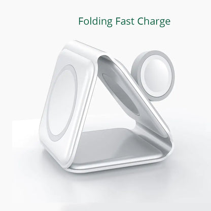 15W Magnetic Wireless Charger | Fast & Convenient | Advanced Technology Wireless Chargers 3 in 1 air pods apple apple watch charging dock charging pads charging station iphone magnetic wireless charger {{ product_collections }} {{ product_description }}