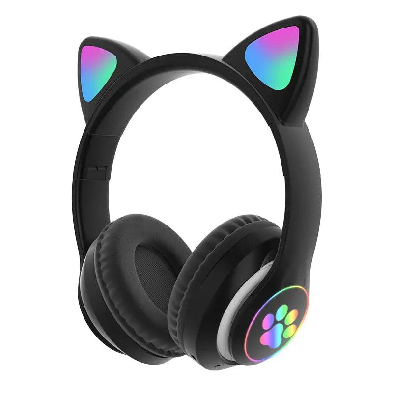 Cat Ear Bluetooth Headphones Headphones & Earbuds audio audio device audio devices bluetooth bluetooth calling bluetooth headphones cat shape headphone electronics headphones Headphones & Earbuds new headphones wireless headphones