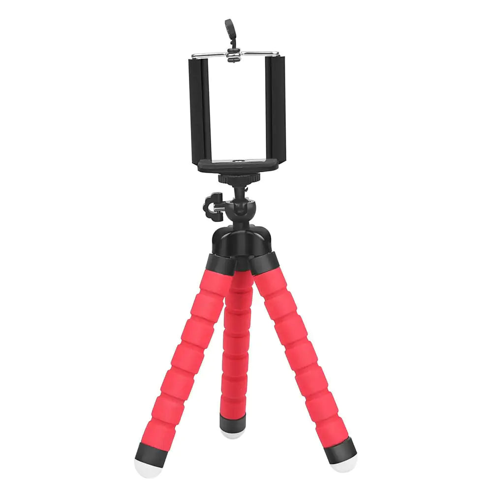 Mobile Phone Device TripPod for Video and Photo Red Suit Tripods & Monopods Audio & Video Components electronics electronics accessories gift mobile mobile phone mobile phone accessories Mobile Phone Device TripPod for Video and Photo portable tech accessory tripod tripod selfie tripod video tripods video video holder