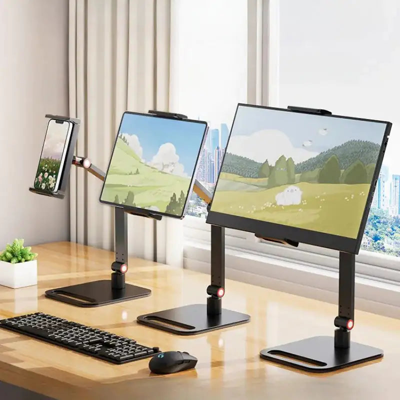 FlexiGrip ProDesk Monitor and laptop Mount Stand Laptop Stands computer table computer table accessories computer table monitor stand electronics electronics accessories FlexiGrip ProDesk Monitor and laptop Mount Stand laptop stand monitor stand