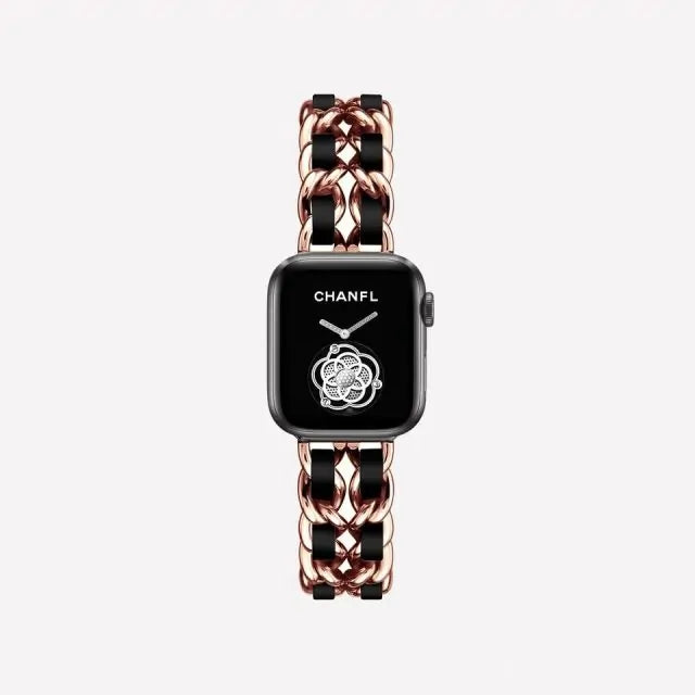 Upgrade Your Apple Watch with Our Stainless Steel Strap Bands Rose Black 38 MM or 40 MM Apple Watch Bands apple watch apple watch band apple watch strap new arrival stainless steel {{ product_collections }} {{ product_description }}