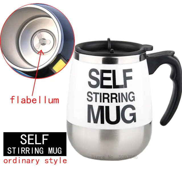 Self Stirring Magnetic Mug Self White Mugs & Cups coffee cup coffee cup with lid coffee maker coffee mug Coffee Mugs dinning dinning table home self stirring coffee mug tea and coffee cups tea cup tea mug