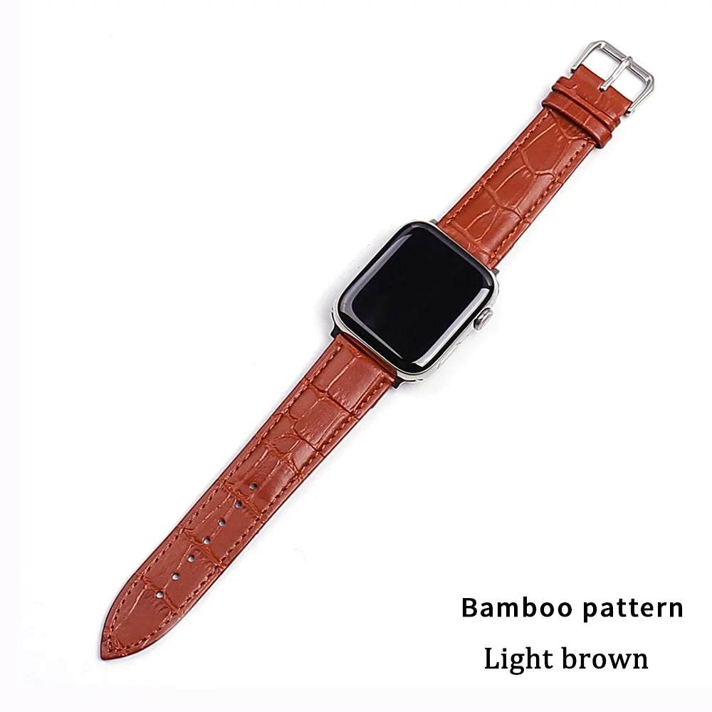 Elevate Your Style with Our Brown Leather Band for Apple Watch Apple Watch Bands apple watch apple watch band apple watch band and case apple watch strap leather leather band {{ product_collections }} {{ product_description }}