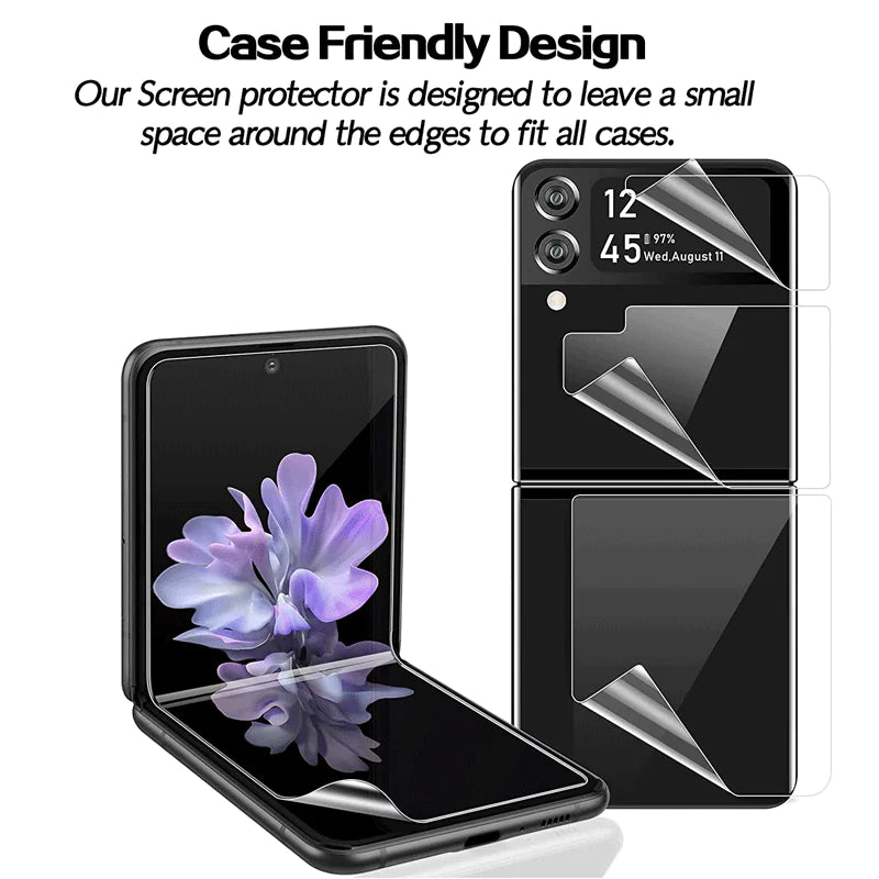 For Samsung Galaxy Z Flip 3 5G Soft Hydrogel Screen Protector Film/HD Lens Cover Mobile Phone Cover & Protectors Case electronics electronics accessories mobile protector mobile case mobile phone mobile phone accessories mobile phone case mobile phone cover mobile phone safety mobile phone screen protector Samsung