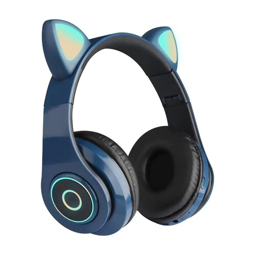 Cat Ear Bluetooth Headphones Style 2 Headphones & Earbuds audio audio device audio devices bluetooth bluetooth calling bluetooth headphones cat shape headphone electronics headphones Headphones & Earbuds new headphones wireless headphones