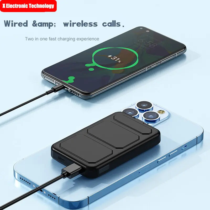 Wireless Magnetic Power Bank with Stand | 10000mAh | High-Speed Charging On-the-Go Wireless Power Banks apple charger fast charger iphone magnetic magsafe mobile phone pads pocket portable power bank premium qireless stand table {{ product_collections }} {{ product_description }}